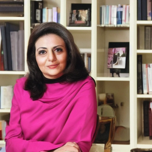 A sharp, intelligent Arab woman architect in her late