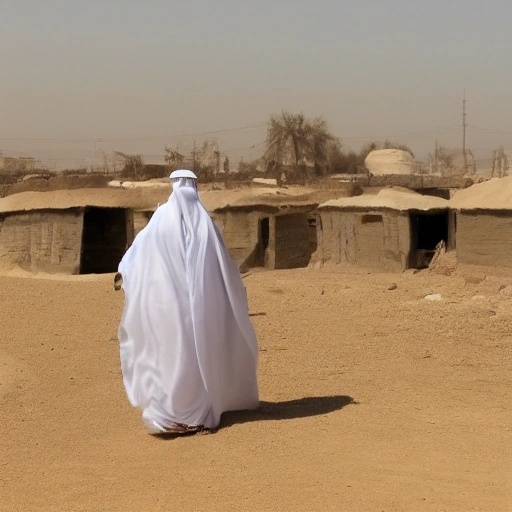 A determined Arab woman in her late